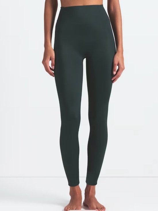 SKIMS Pants - Nike x SKIMS Shine High-Waisted Bonded 26" Leggings Dark Teal Large